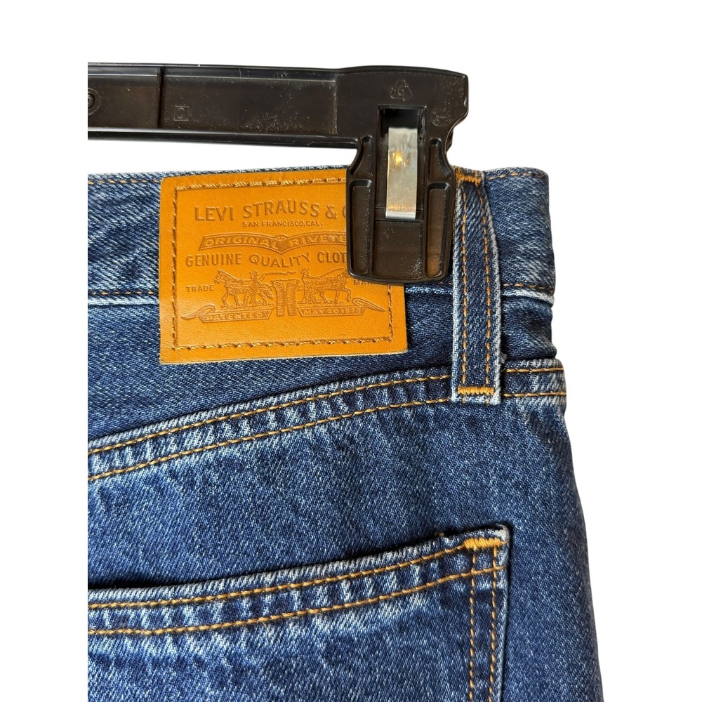 Levi's Dad Jeans Women 26 Blue Premium High Rise Straight Leg Denim Y2K Relaxed - Picture 6 of 12